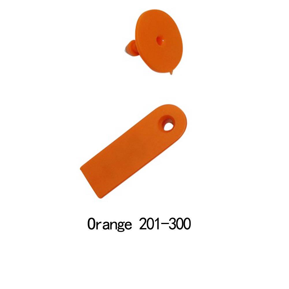 Nr. 1-500 Schaf-Ohrmarken-Schilder mit dem Wort „Ohr“, Lasereingabe, Kupferkopf, Ohrringe, Nutztier-Ausweiskarte