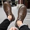 Fashion High-quality Men's Leather Shoes Business Retro Style Office and Work Adult Comfortable Luxury Shoes 38-44 Party Hot Selling