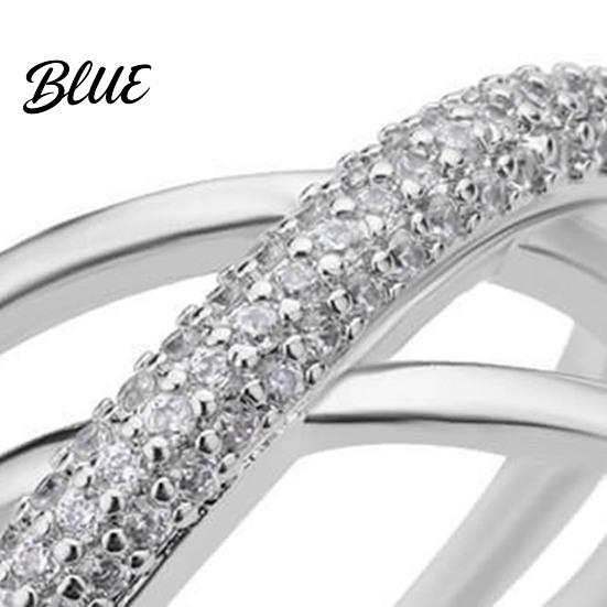 Layered Ring Finger Adjustable Open Design Multi-Layer Interlaced Winding Shape