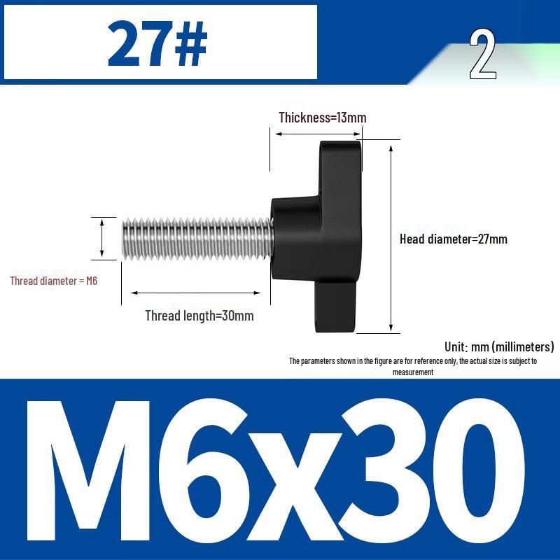 Stainless Steel Z-Type T-Handle Slotted Screw with Plastic Head (M4/M5/M6/M8)