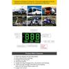 Universal Auto Bike 4.5" Digital GPS HUD Speedometer Dual Mode Display KM/h MPH
