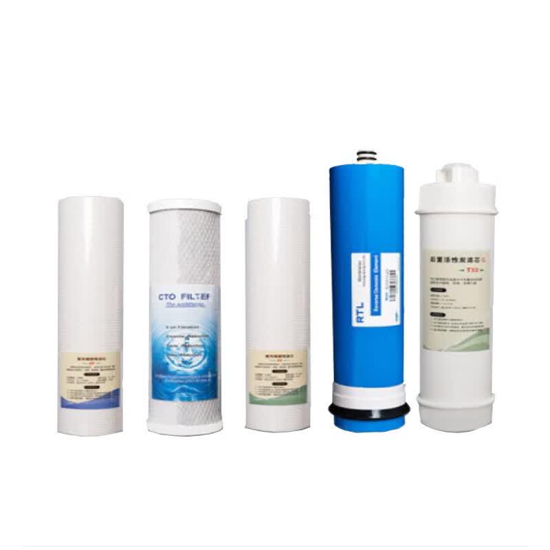 QUANJIE Commercial 5-Stage RO Water Purifier Filter Set With Installation