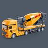 Simulation Mixer Excavator Truck Mounted Soil Truck Toy Model Can Rotate