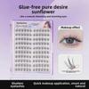 Li Ji Premium Glue-Free False Eyelashes: Natural, Fairy-Inspired, Segmented, Ultra-Fine Stem, Large Capacity.