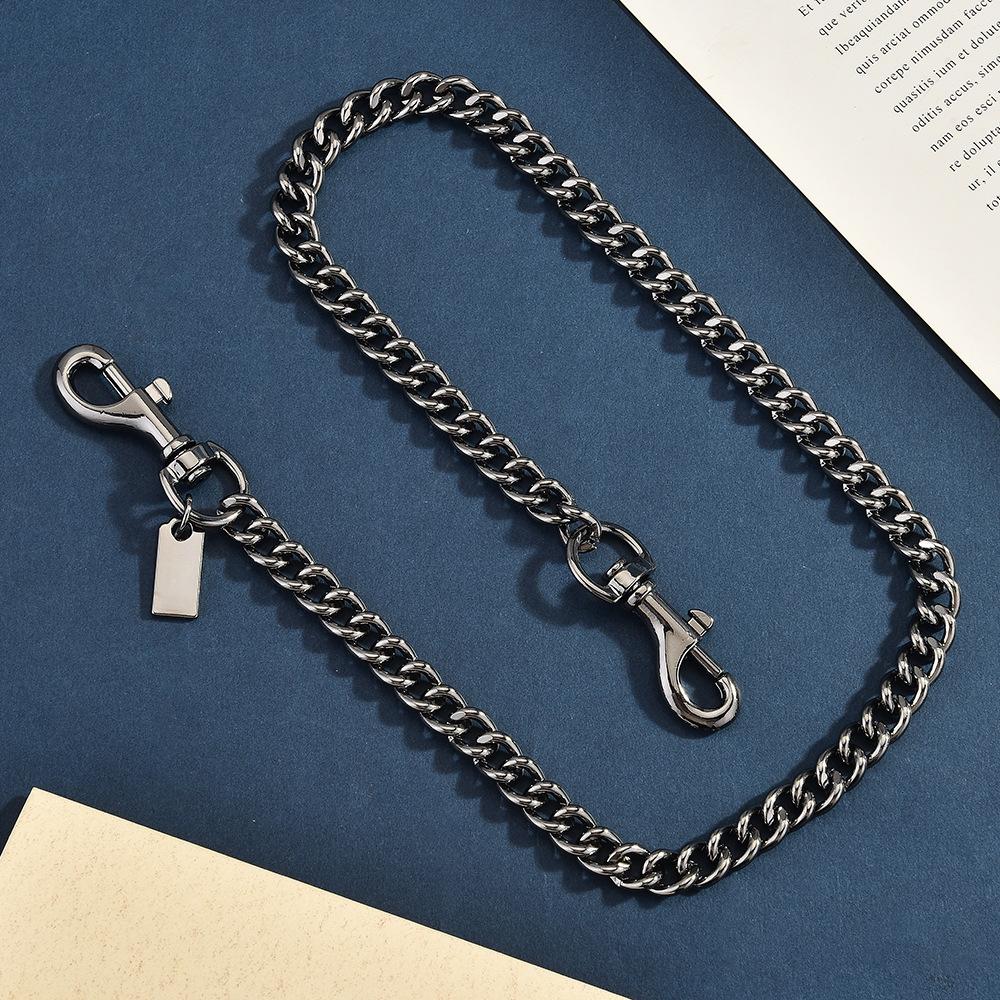 Metal Chain Bag Hanging Chain Simple Versatile Alloy Material Bag Decorative Chain Women'S Pendant Spot