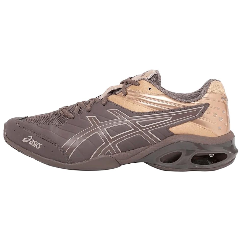 ASICS GEL KINETIC FR Hardloopschoenen Unisex Lage Top Palm Champagne Goud 46 gray