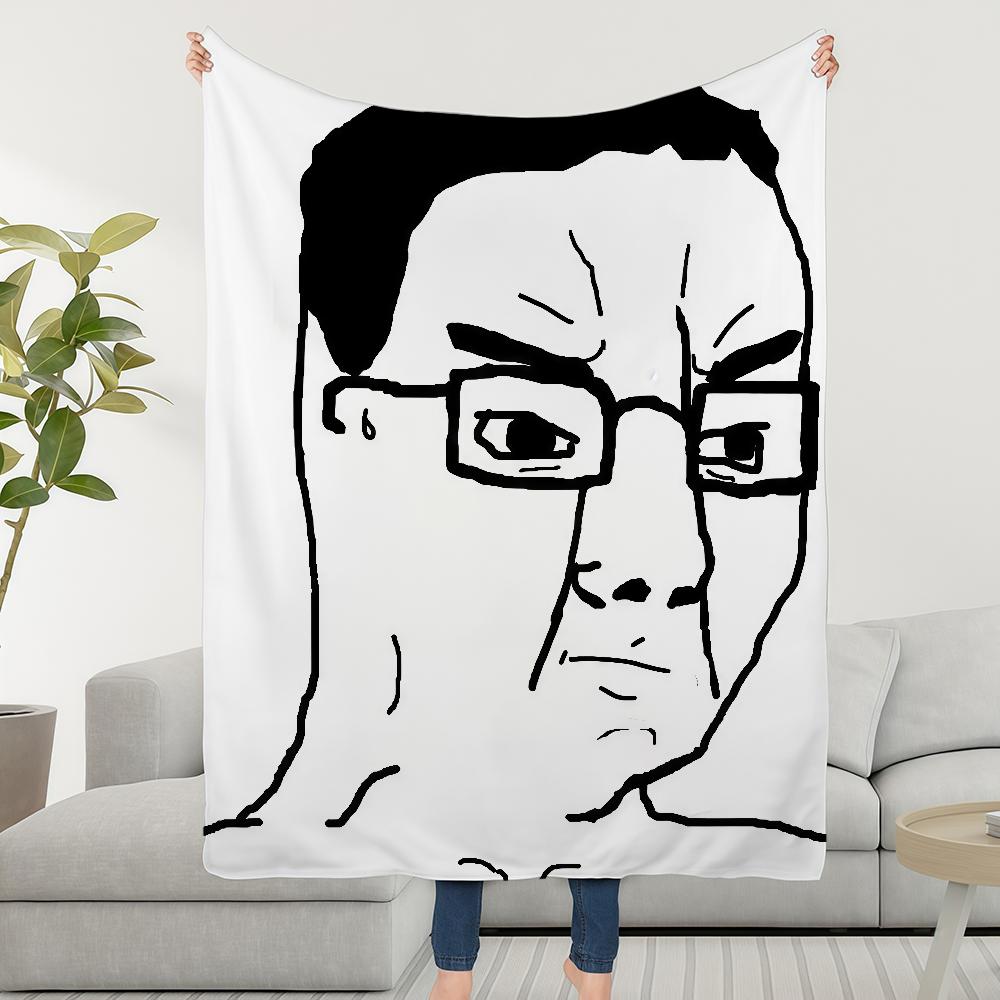 Blanket Throw Super C-Chudjak Cosy Plush Funny Living Room Sofa Couch Childish Birthday P-Poljak Gifts