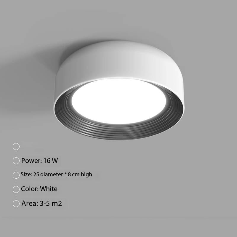 

Итальянский минималистский потолочный светильник для дома, коридора, балкона, спальни, гардеробной, декоративный светильник, круглый, современный светильник, мебельная лампа changeable