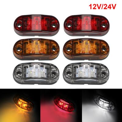 Side Clearance Marker Lamp For Trailer Truck Caravan LED Side Marker Lamp 1 Pair Warning Lights 12V- 24V Car Accessories