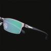 Half Rim Chameleon Myopia Glasses Men Vintage Semi-Rimless Square Photochromic Prescription Spectacle Male -0.5 -0.75 To -6.0