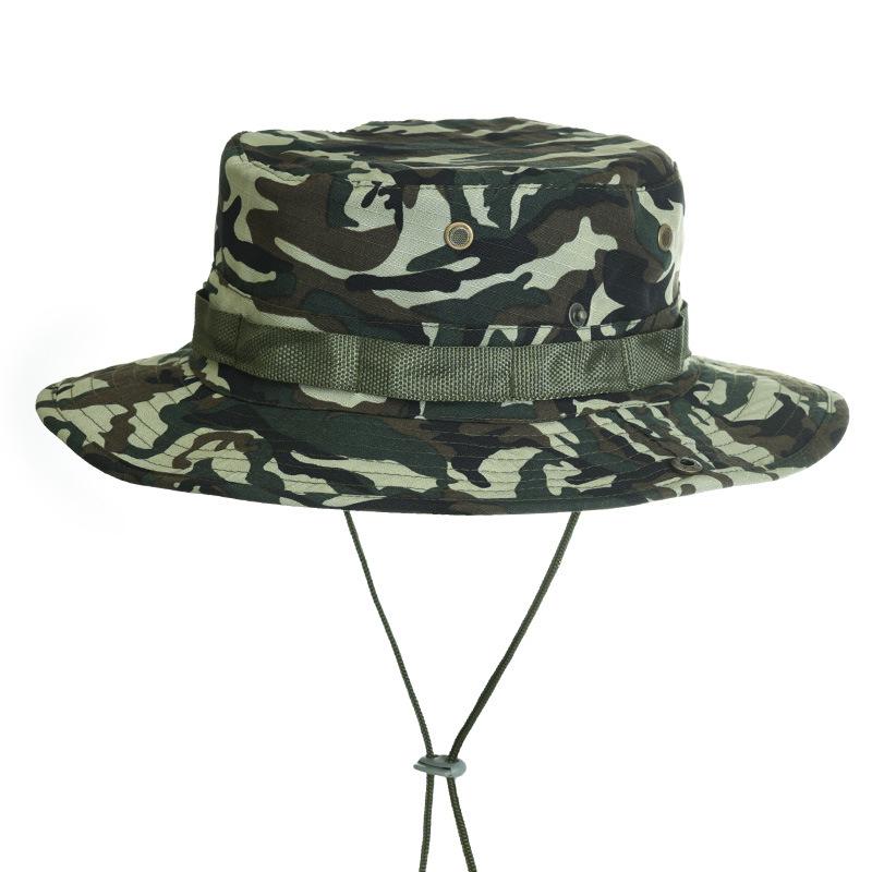 Benny Fischerhut mit breiter Krempe, Camouflage - Atmungsaktiv, Sonnenschutz, Outdoor- & Wander-tauglich.