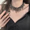 Regalo Personalizzato Alluminio Rivetti Frange Collana Catena Regolabile Gioielli Leggeri Per Donne Moda