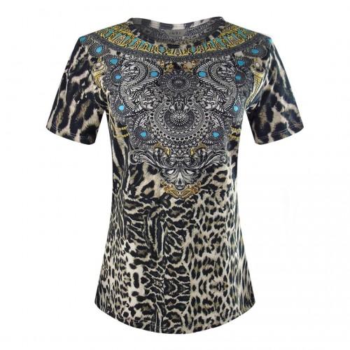 Inoa Womens/Ladies Siberia 1927 Animal Print T-Shirt