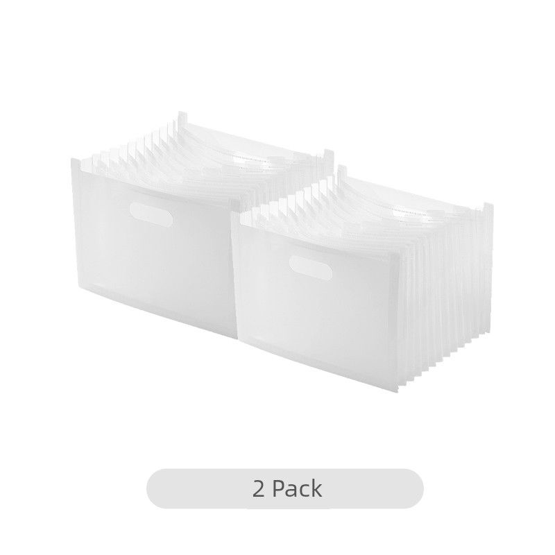 Vertical File Holder Retractable Folder Classification Student Test Paper Document Pouch Document Storage Organize Fantastic