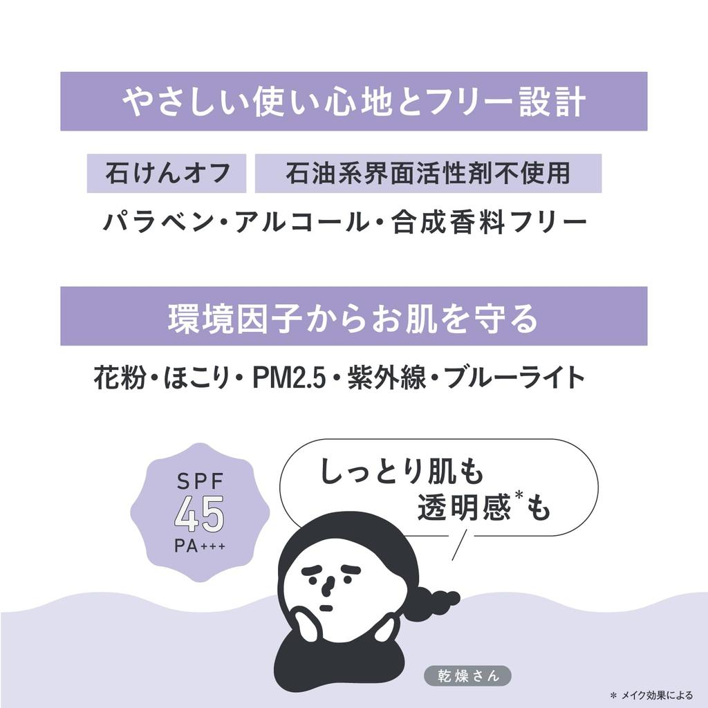 Feuchtigkeitsspendender Hautpflege-Primer für trockene, durchscheinende Make-up-Looks, hoch durchscheinend, verhindert trockene Hautschuppung, Haut, Lavendel, 30g, Primer, Feuchtigkeitsspendend,