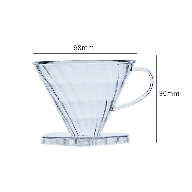 Pour Over Coffee Filter Cup (V60 Compatible) for Home Use