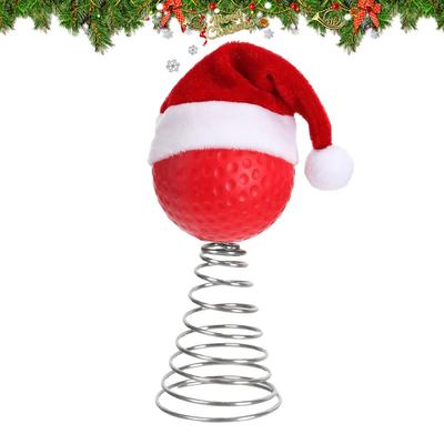 Weihnachtsbaumspitze Basketball Baseball Golf Feiertagsdekoration Sportthema Baumschmuck Für Fans Arbeitszimmer Kirche Büro