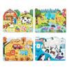 Cross-Border Wooden Puzzle Tin Box: Advanced Four-in-One Educational Toy for Kindergarten
