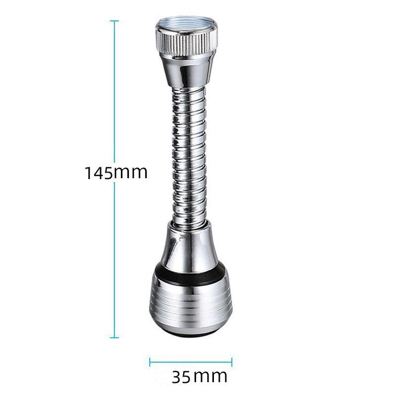 

Вращающийся на 360° аэратор для смесителя с двойным режимом экономии воды, удлинитель для крана с высоким давлением и защитой от брызг Long