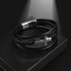 Hand Braided Leather Bracelet Multilayer Cuff Bracelet High Quality Men's Bracelet