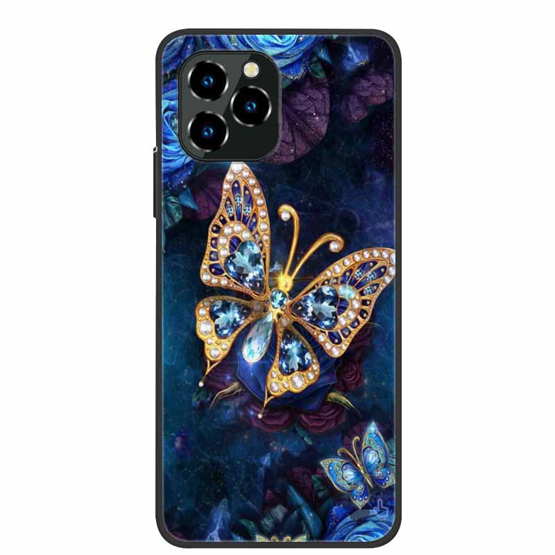 

Для Oukitel C21 Pro Case Luxury Silicone TPU Soft Cover Phone Cover For Oukitel C22 Funda Shockproof Protector Cartoon Capa Coque Oukitel C22