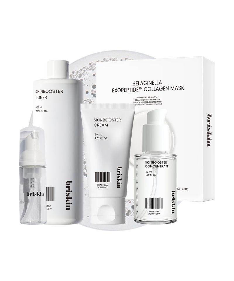 Resurrection Plant Exosome Full Set (Toner + Ampoule + Cream + Collagen Pack)