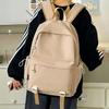 Simple Casual Backpack New Versatile Junior High School Student Schoolbag Travel Backpack