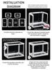 6pcs Display Box Glass Doll Storage Box Cotton Doll Blind Box Handmade Transparent Baby Cabinet