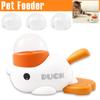 Pet Feeder Interactive Pet Food Treat Dispenser Cartoon Duck Design Dogs and Cats Feeder Toy Anti Choking Bowl Pet Supplies