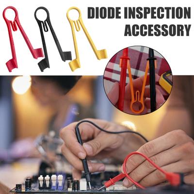 Portapunta per Multimetro Strumento di Test SMD di Precisione Converte Cavi Standard in Pinzette Stabili Regalo Stampato in 3D per Ingegneri Hobbisti