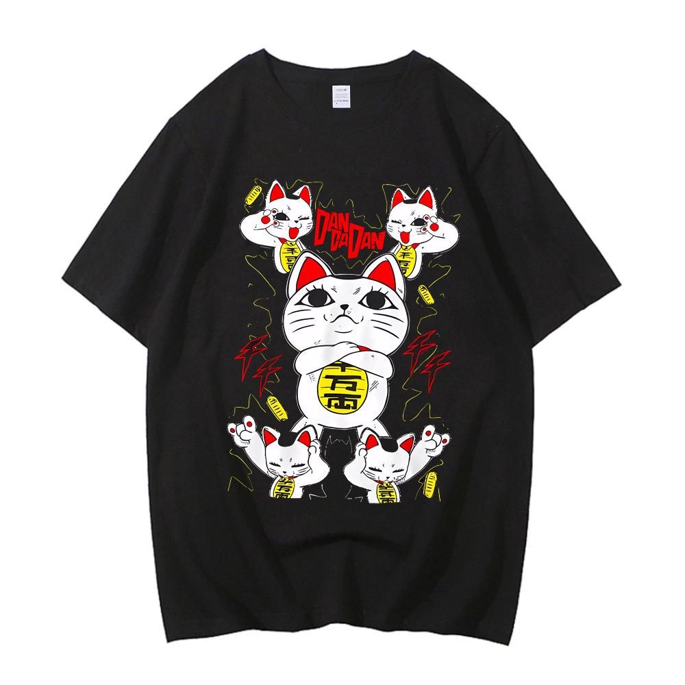 Dandadan Okarun T shirt Cotton High Quality male Pastel Comfortable Psychedelic Classic tshirt graphic Vintage University 2000s