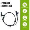 Automobile Wheel Speed Sensor, Replacement for 3630050U2010, Automotive Replacement Anti-Lock Brake Speed ABS Sensor, Compatible with Heyue Models