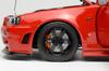 FREESTYLE MOTORHELIX Scale Nissan SKYLINE CUSTOMIZED VERSION ACTIVE RED M83411 1/18 GT-R (R34) (Finished Product)