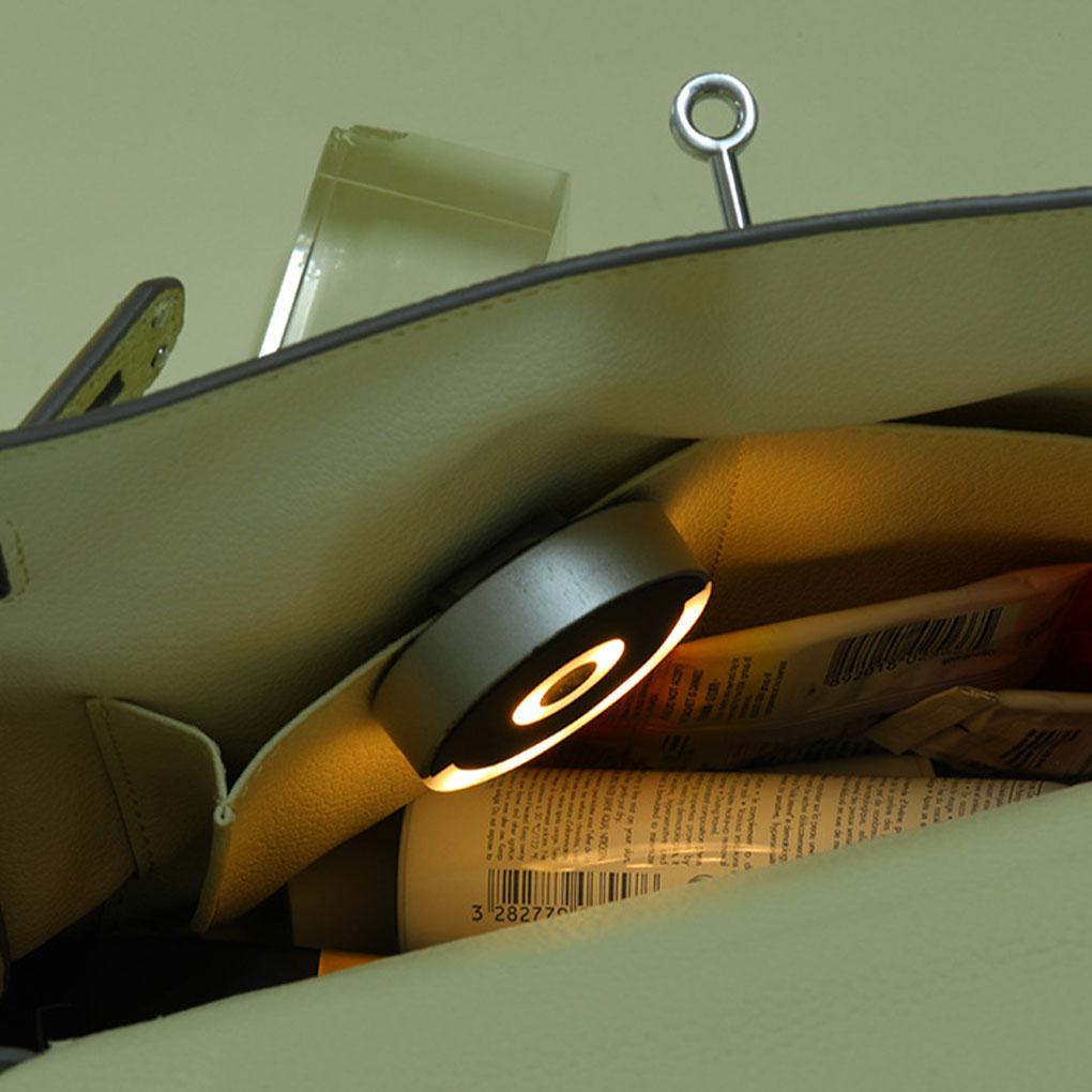 Circular Sensing Touch Light Bag Light With Convenient Hook Portable Touch Activated LED Bag Light