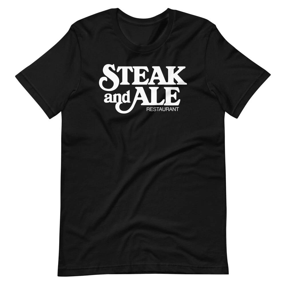 STEAK AND ALE Retro Defunct Restaurant Tee Short-Sleeve Unisex T-Shirt XXL