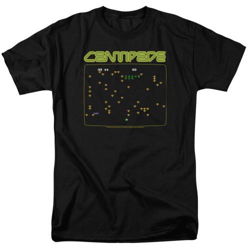 Atari Centipede Screen Adult 18/1 T-Shirt Black Unisex T-Shirt XXL