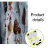 Parliky Waterproof Fishing Tackle Box Small Storage Case 4.33X2.95X1.38 Inch