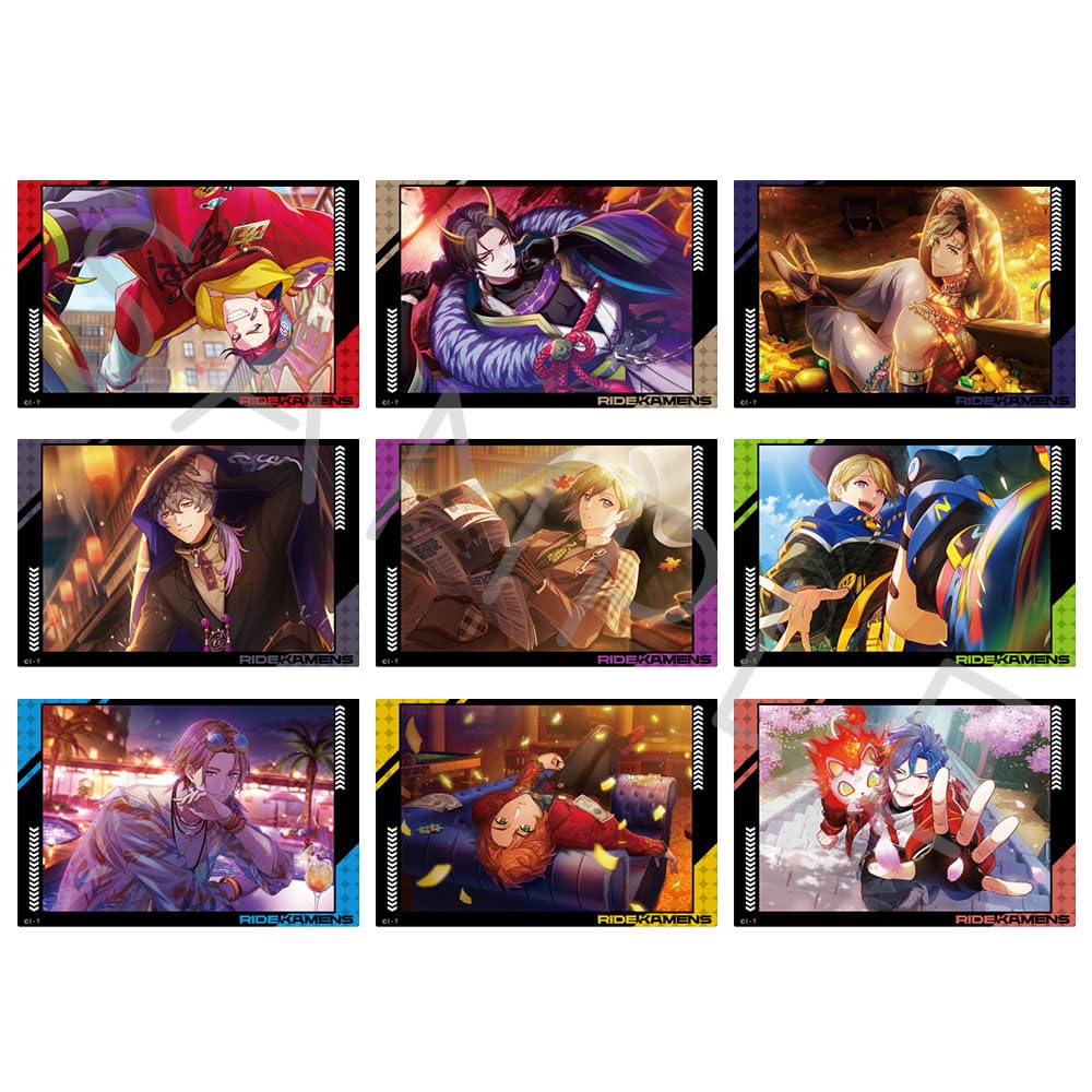 

2-й прозрачный стикер-бокс из 9 штук «Ride Comes»