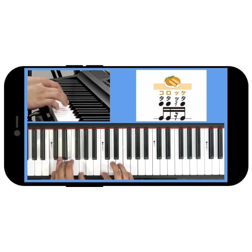 [Rhythm demonstration video included] Attendance cards / Pink / 10 sheets / W26cm x H19cm / Attendance cards for piano lessons, music teaching materia
