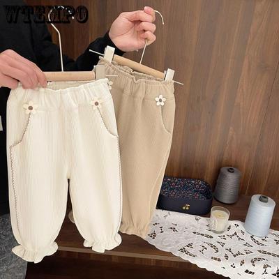 Girls' Lantern Pants Autumn Children's Korean Style Casual Pants Baby Leg Binding Pants