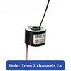 Durchgangsloch-Schleifring, Leitring, Elektrischer Bürstenhalter, 5mm-7mm2, 4-Kanal, 6-Kanal Farbige Drähte