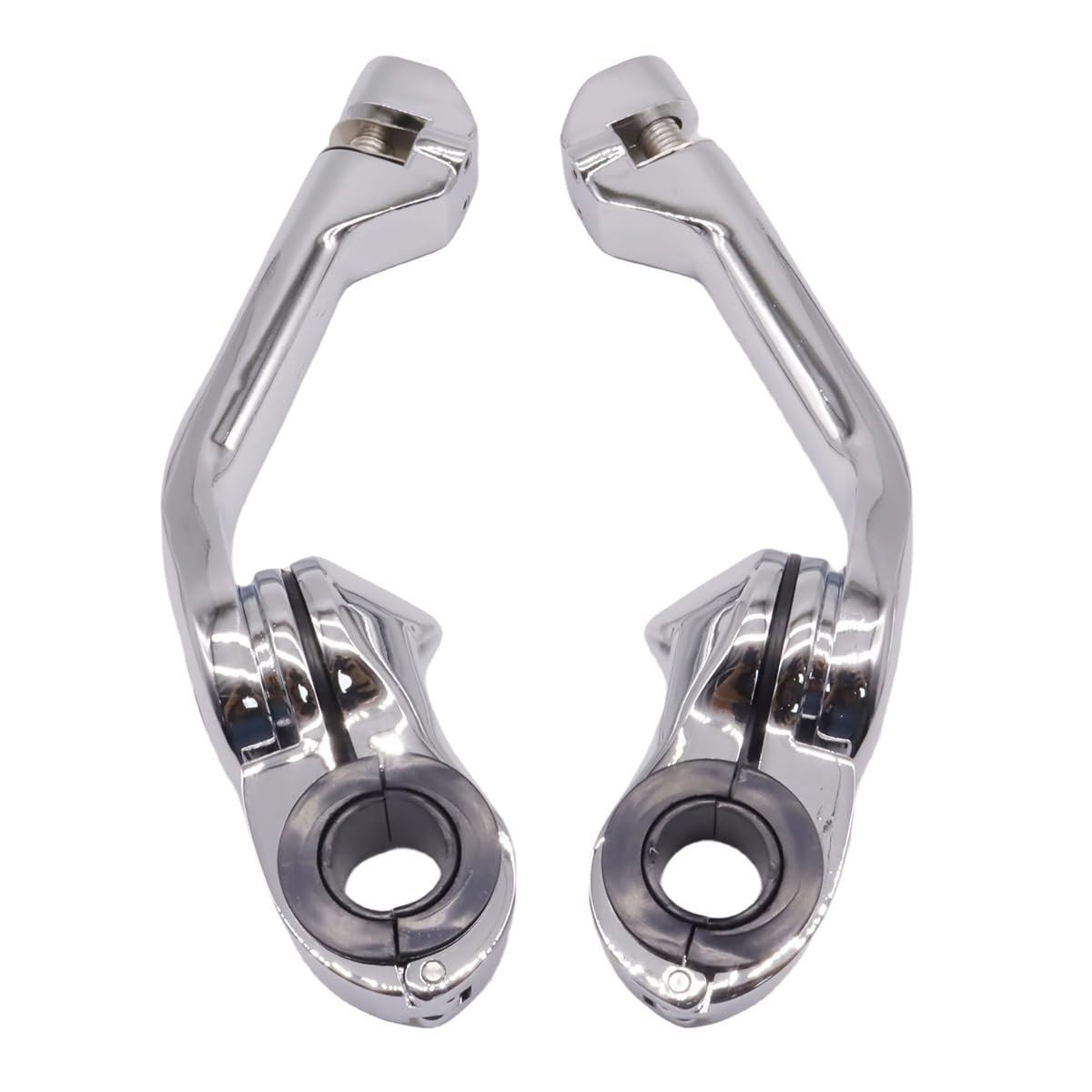 

ZCJSZP Applicable Motorcycle 1 1/4 Highway Peg Mount Highway Peg Long Angle Foot Peg серебряный