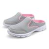 New Large Size Casual Shoes, Half Bracket Single Shoes, Flat Mesh Breathable Sandals Without Heel
