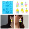 Silicone Ear Jewelry Making Mold Silicone Earring Mold Handmade Earring Molds Silicone  Gift for  Enthusiasts