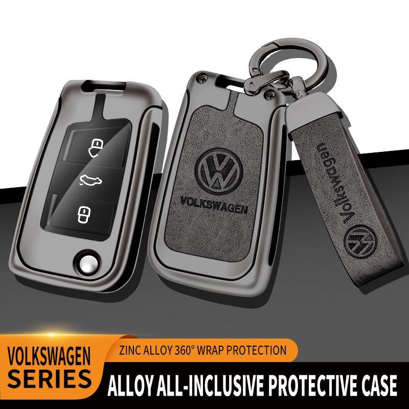 rsq1 Car Remote Key Fob Case Cover Holder Shell Bag For Volkswagen VW Polo Golf 7 MK7 Tiguan Passat Jetta E-golf Keychain Accessories