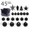 Christmas Balls Ornaments Hanging Decorative Bauble Shatterproof Tree for Wedding