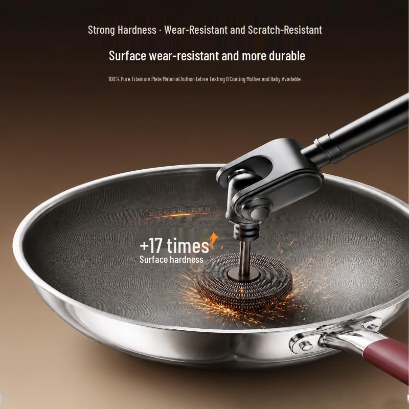 KOBACH 32cm Titanium Non-Stick Frying Wok