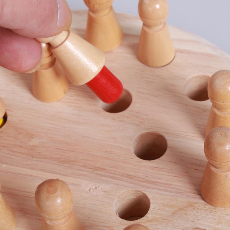 Children's Wooden Memory Game: Educational Parent-Child Interactive Toy for Observation and Concentration Training