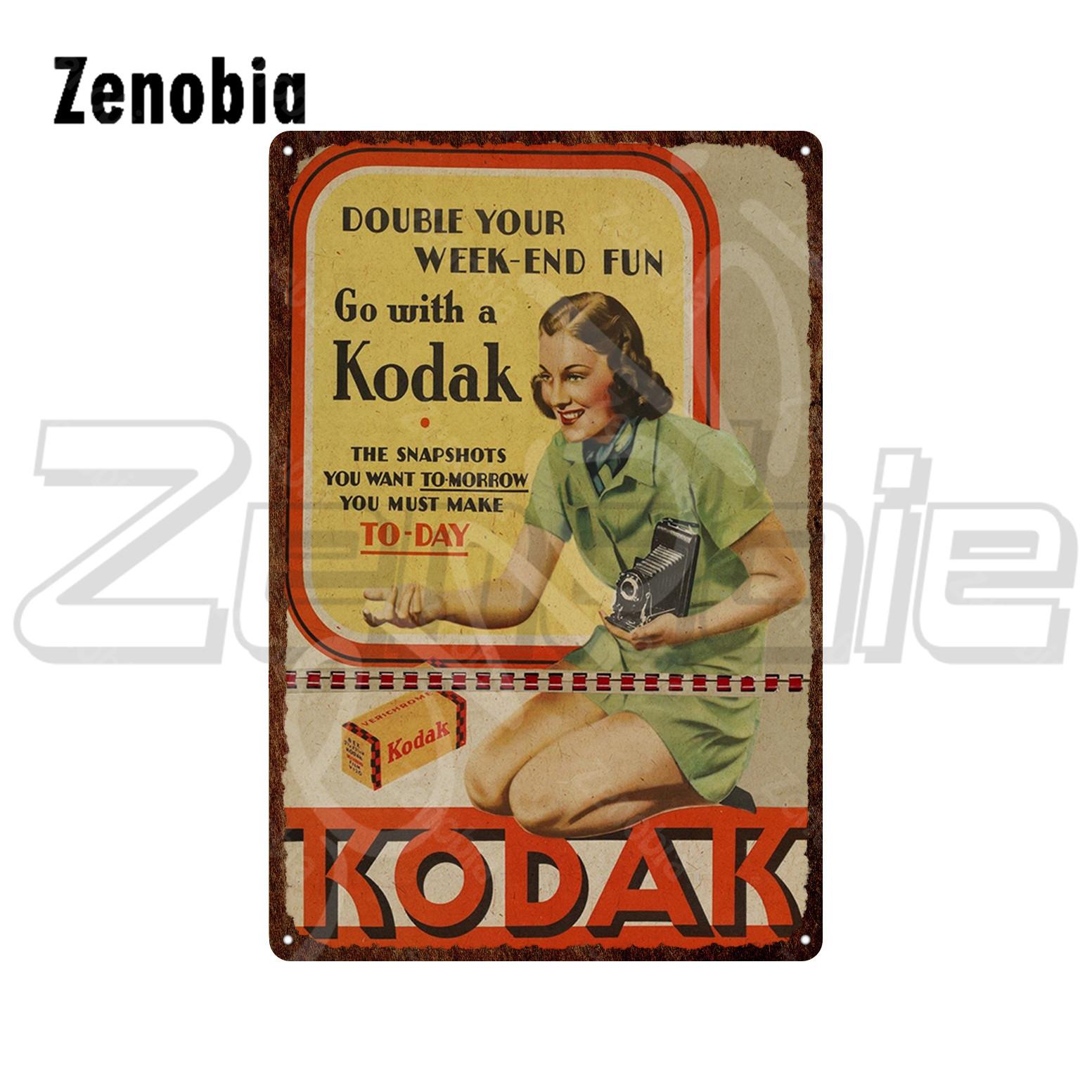 

Винтажная металлическая пластина, камера, металлический знак, железная картина, камера и пленка, металлический плакат, жестяная табличка, настенные наклейки для декора фотостудии 20x30cm