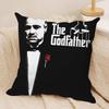 Film The GGodfather Cushion Cover Silky Short Plush Invisible Zipper Dustproof Sofa Pillow Case For Home Decor